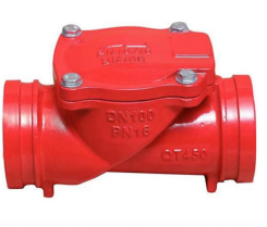 橡胶辩沟槽止回阀